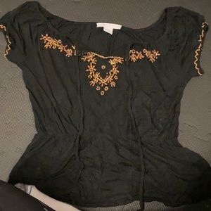 Charlotte Russe Boho Top - S